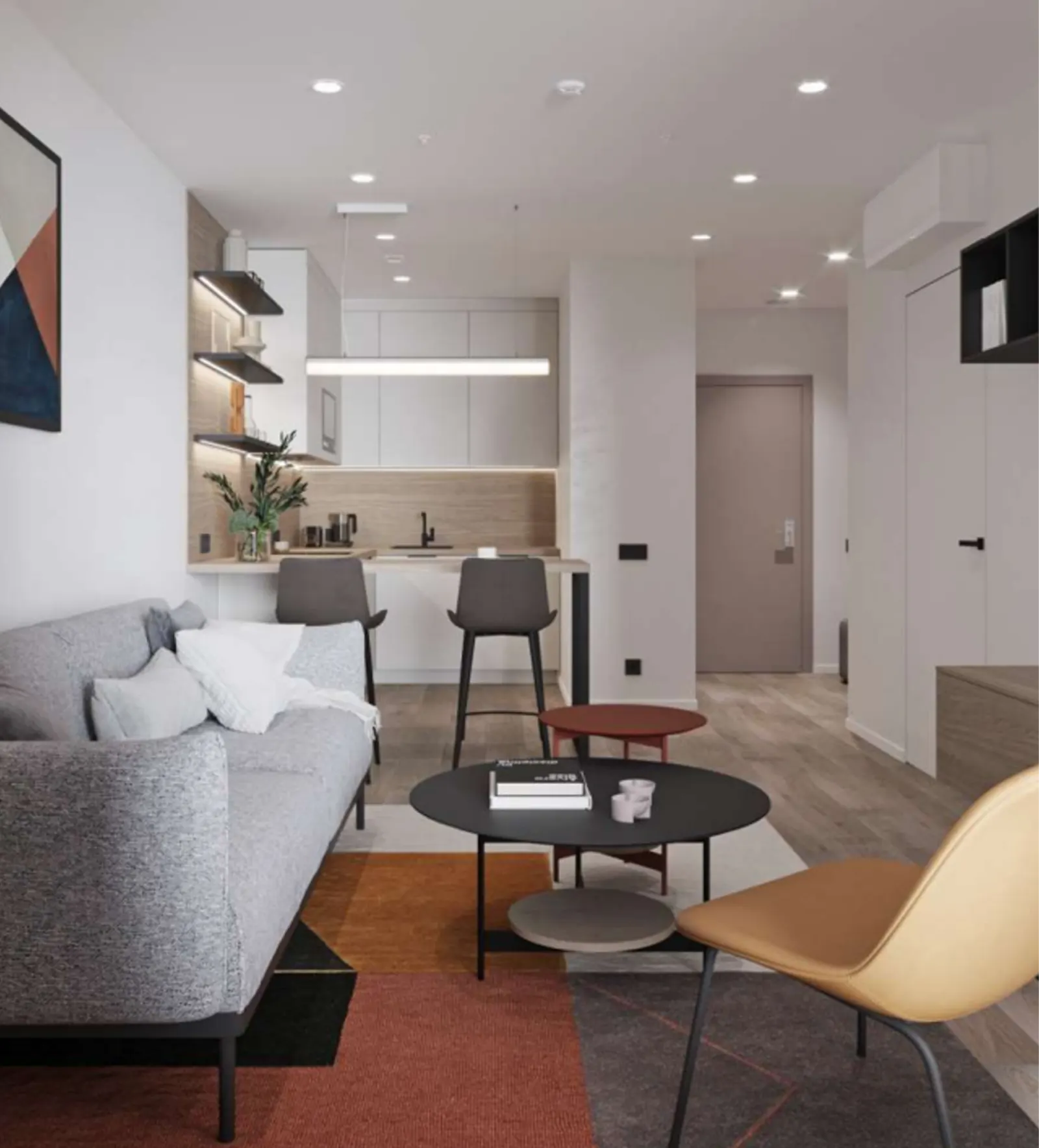Park Lane-də Studiya, 35.5 m² — 5
